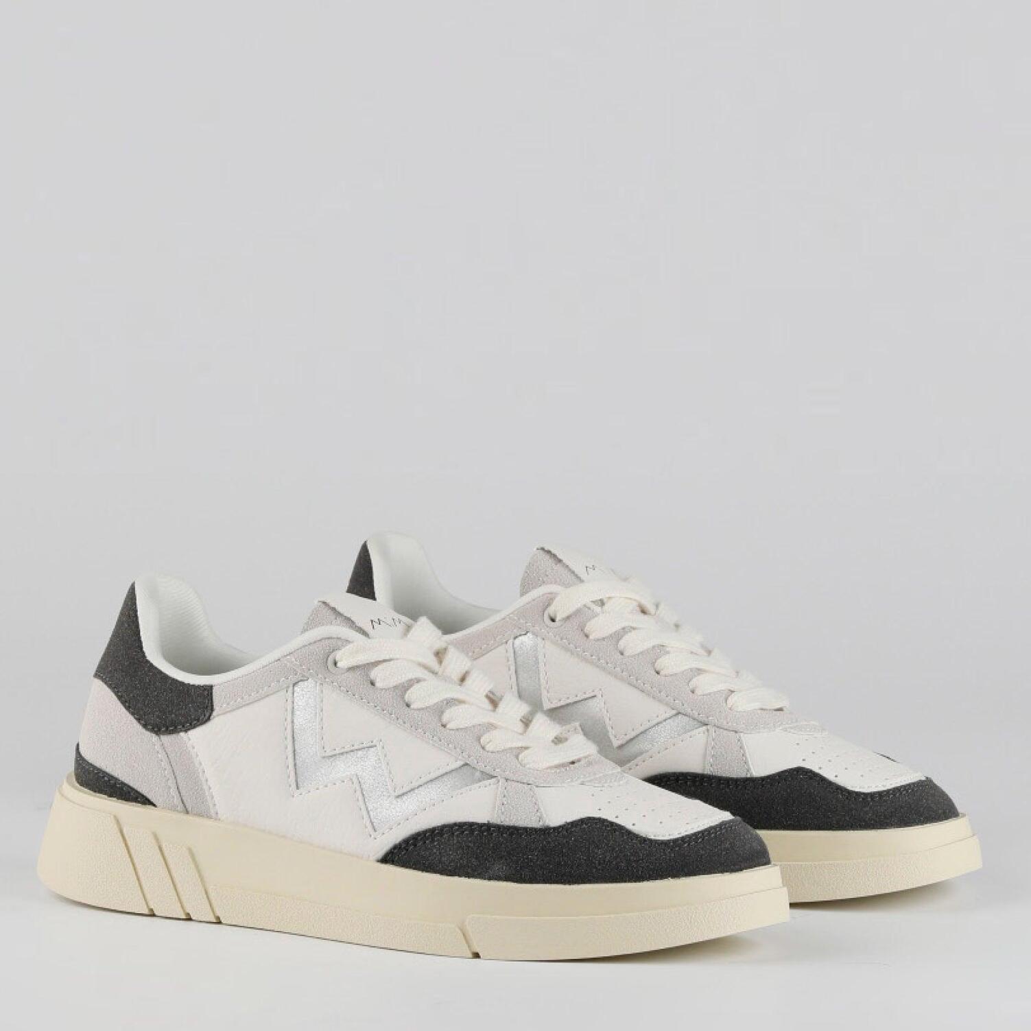 Zapatillas deportivas   - M1998 ANTRACITA - Beige - 3.5 cm