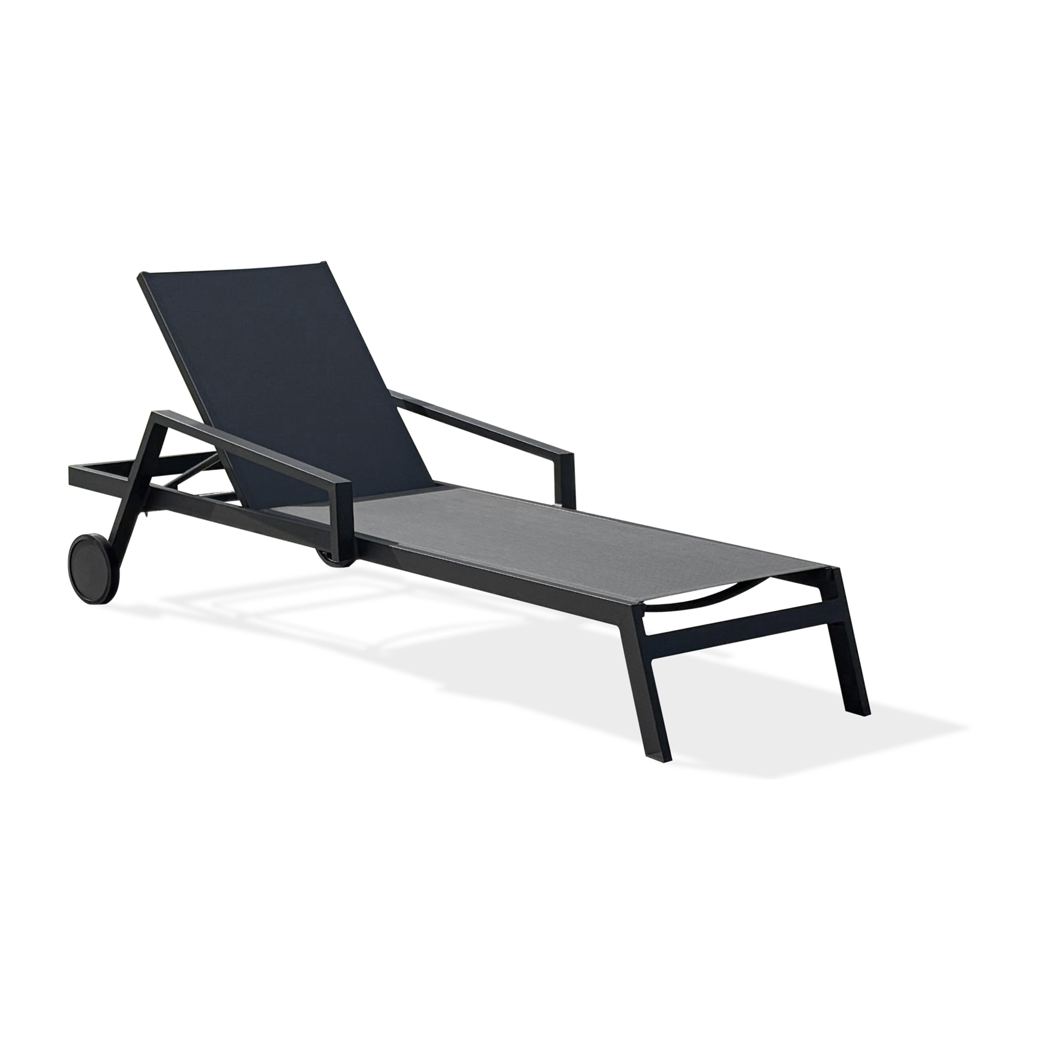 IBIZA - Bain de soleil en aluminium et toile plastifiée