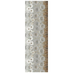 Passatoia tappeto cucina bagno ingresso multiuso, disegno a fiori