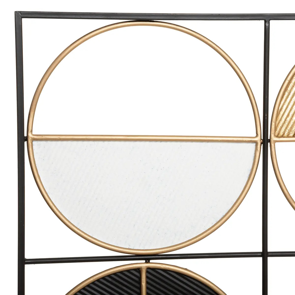 Déco murale "Zak" métal doré 76x102cm