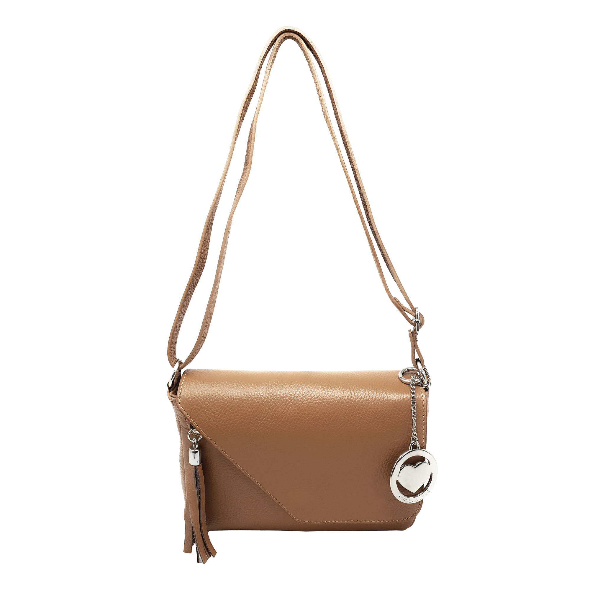 Chicca Borse Tracollina Donna in Pelle Cuoio