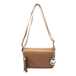Chicca Borse Tracollina Donna in Pelle Cuoio