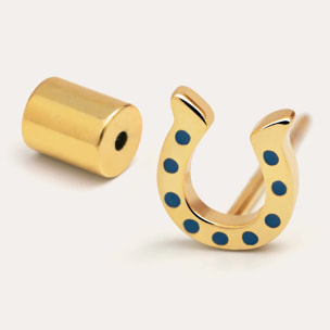 Orecchino Horseshoe Placcato Oro