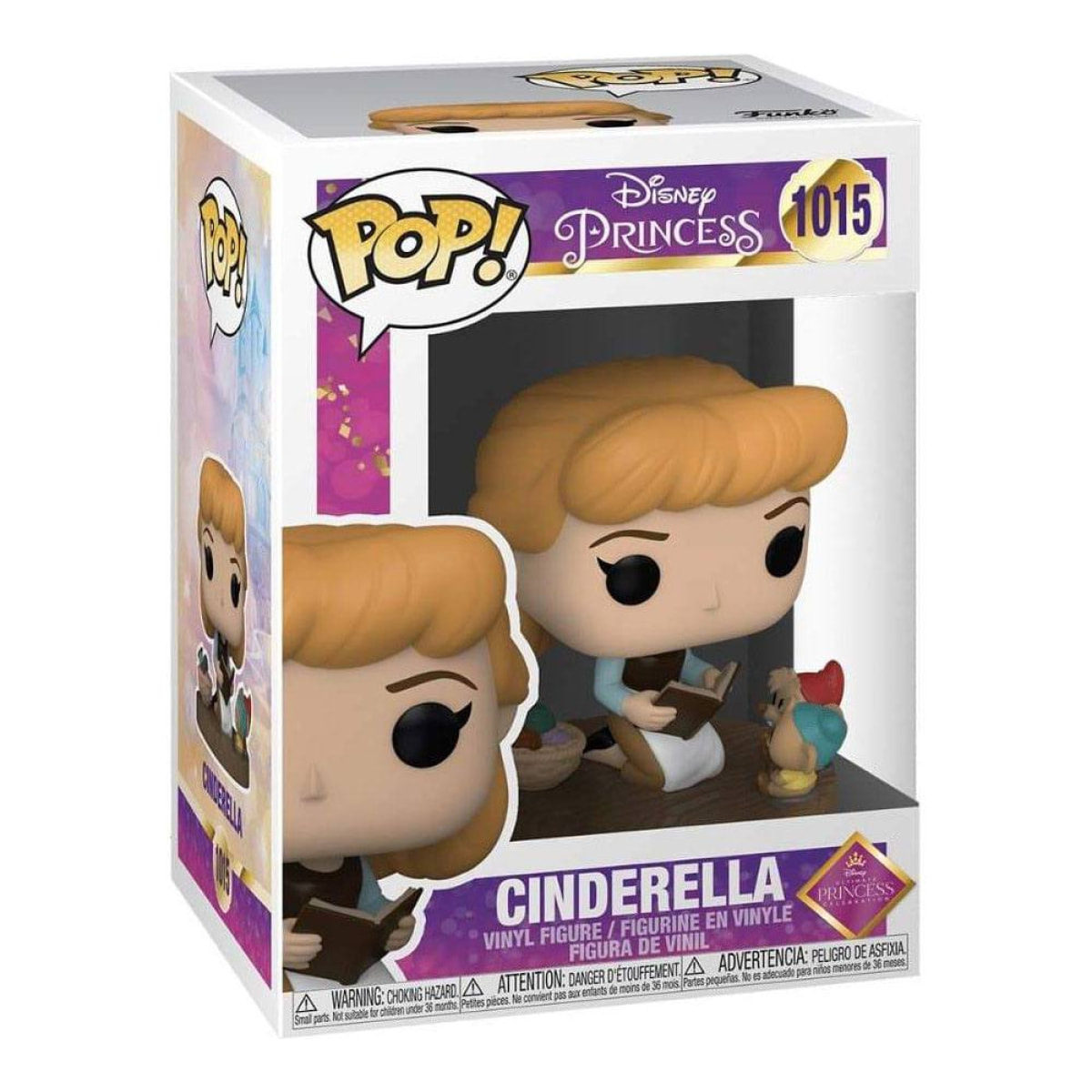 Disney: Ultimate Princess Pop! Disney Vinile Figura Cinderella 9 Cm Funko