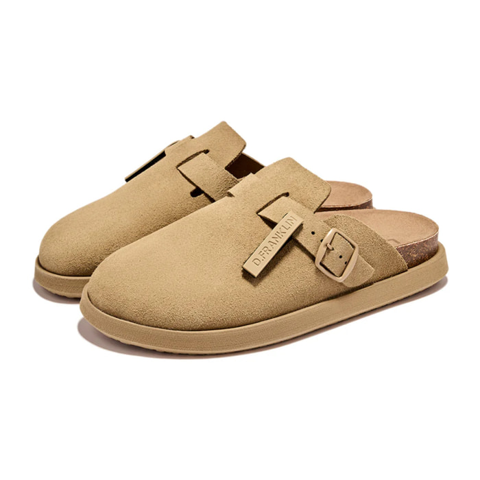Zuecos Unisex Cierre Hebilla en Arena Vibe Clog