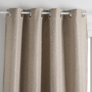 Rideau occultant "Mattone" beige 140x260cm