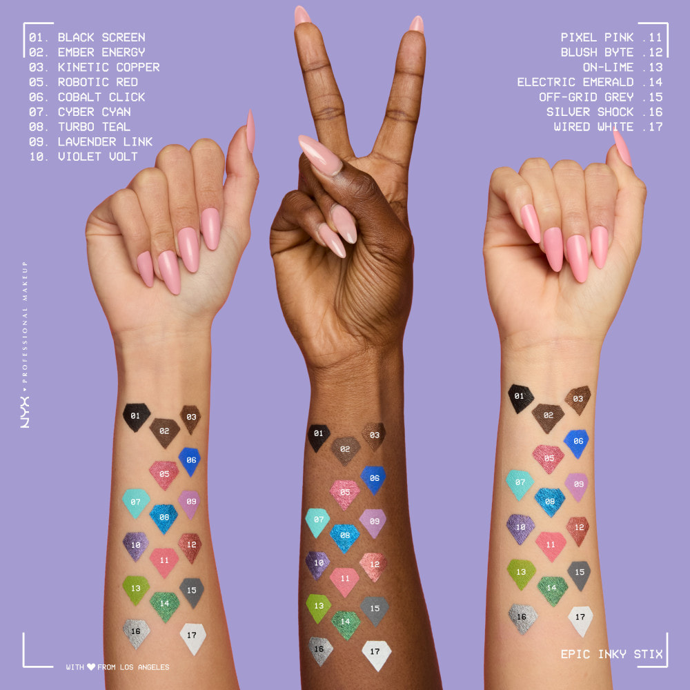 NYX Professional Makeup Epic Inky Stix PIXEL PINK