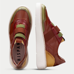 Deportivo Oceania Cuero mostaza oliva 3,5 cm