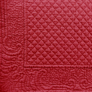 Set de table matelassé - Rouge