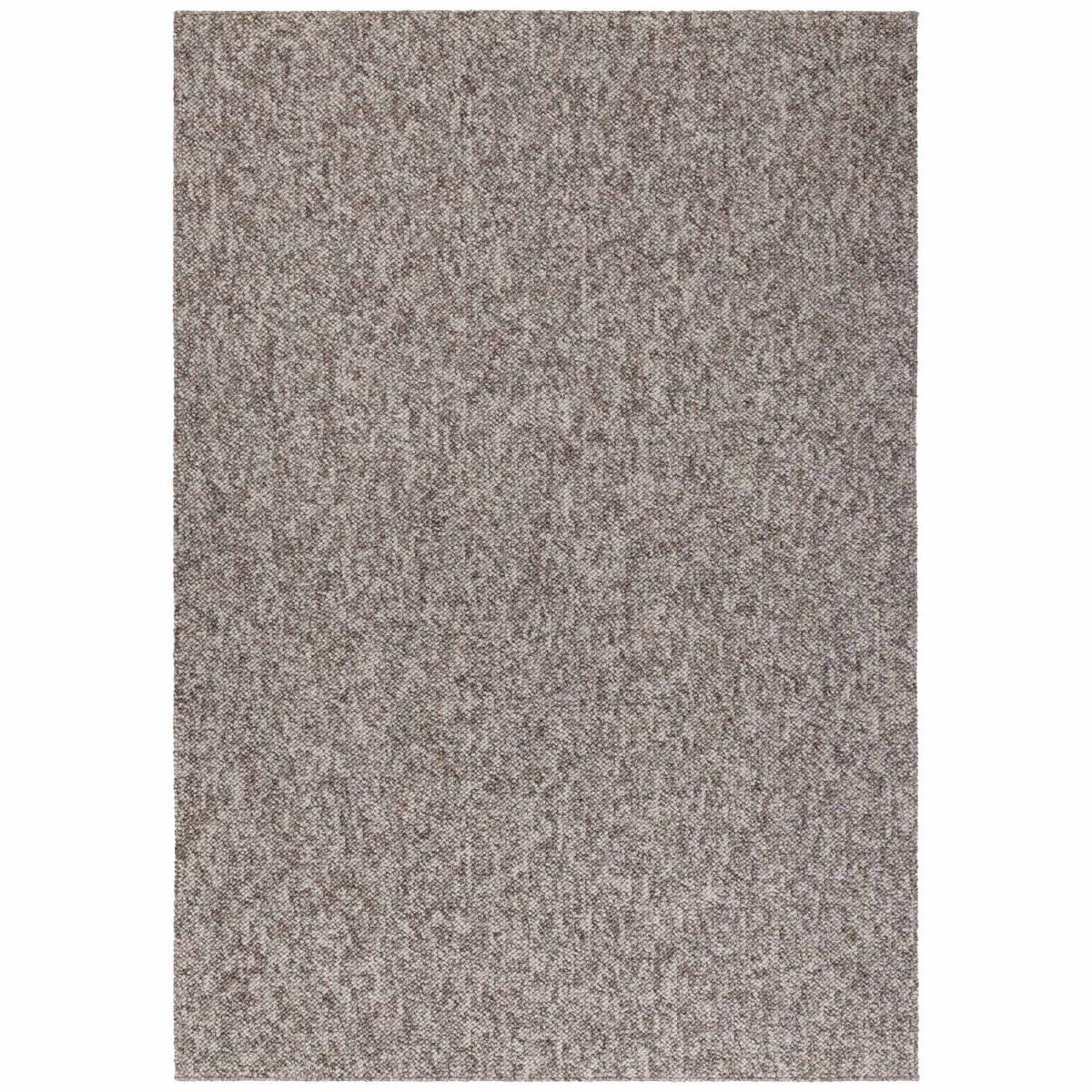 Tapis salon, motif faux uni, poils ras, look chaleureux, entretien