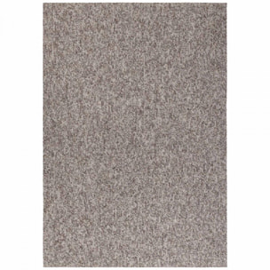 Tapis salon, motif faux uni, poils ras, look chaleureux, entretien
