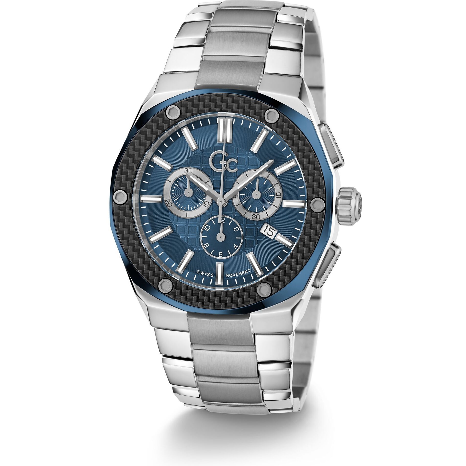 Gc Orologio Cronografo Al Quarzo Gc Fiber