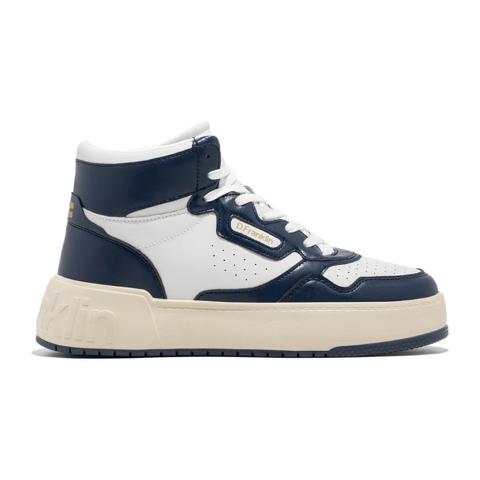 Zapatillas Altas Abotinadas de Hombre High Court Basic Navy / Navy D.Franklin