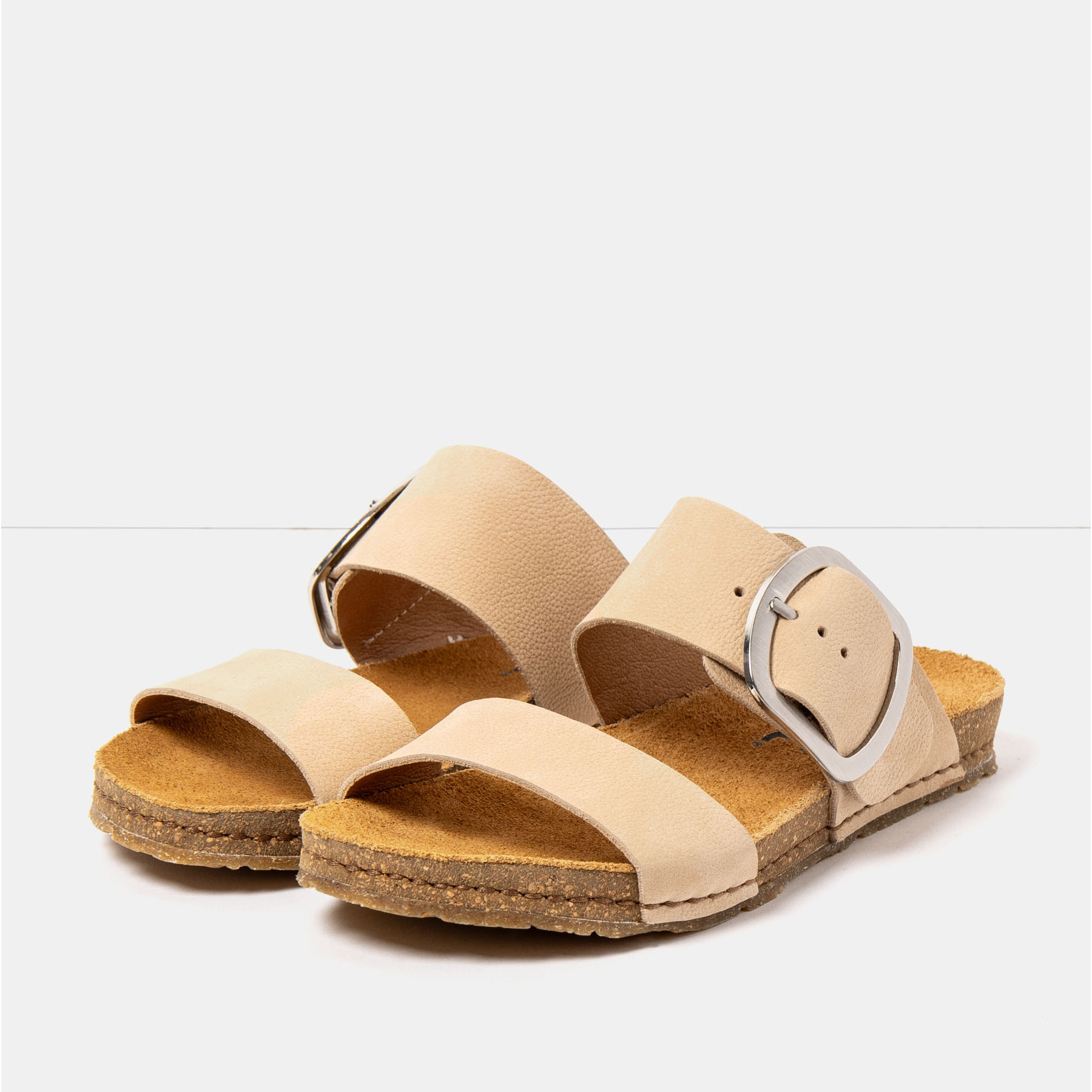 Sandalias 0175 NOBUCK CREAM/ CRETA color Cream