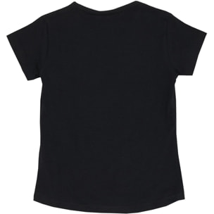 Camiseta niña Leone manga corta Negro