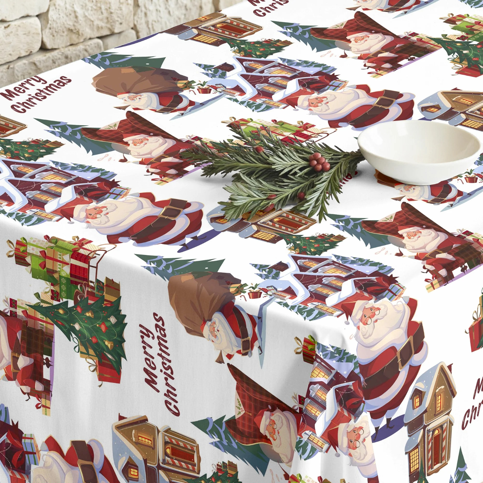 Nappe en résine Anti-tâches Papa Noel