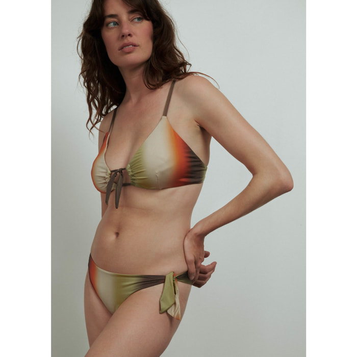 SLIP BIKINI ARANCIO SCURO CONBIPEL