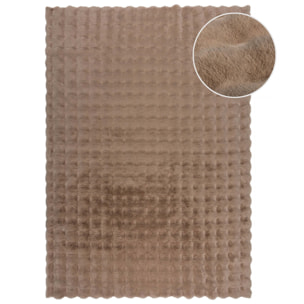 Tapis imitation fourrure lavable WAFFLE
