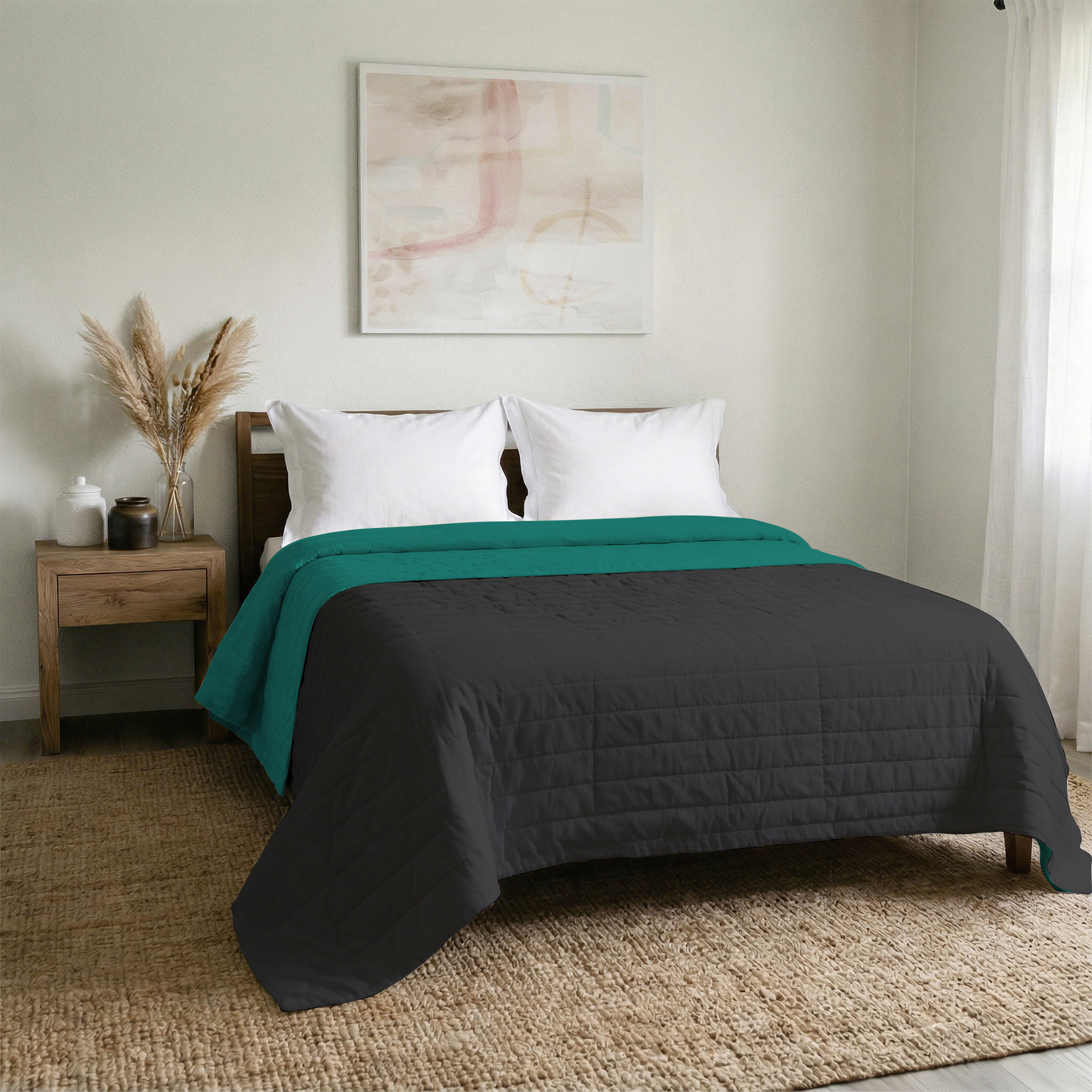 TRAPUNTINO ESTIVO ELEGANT MATRIMONIALE, BICOLORE