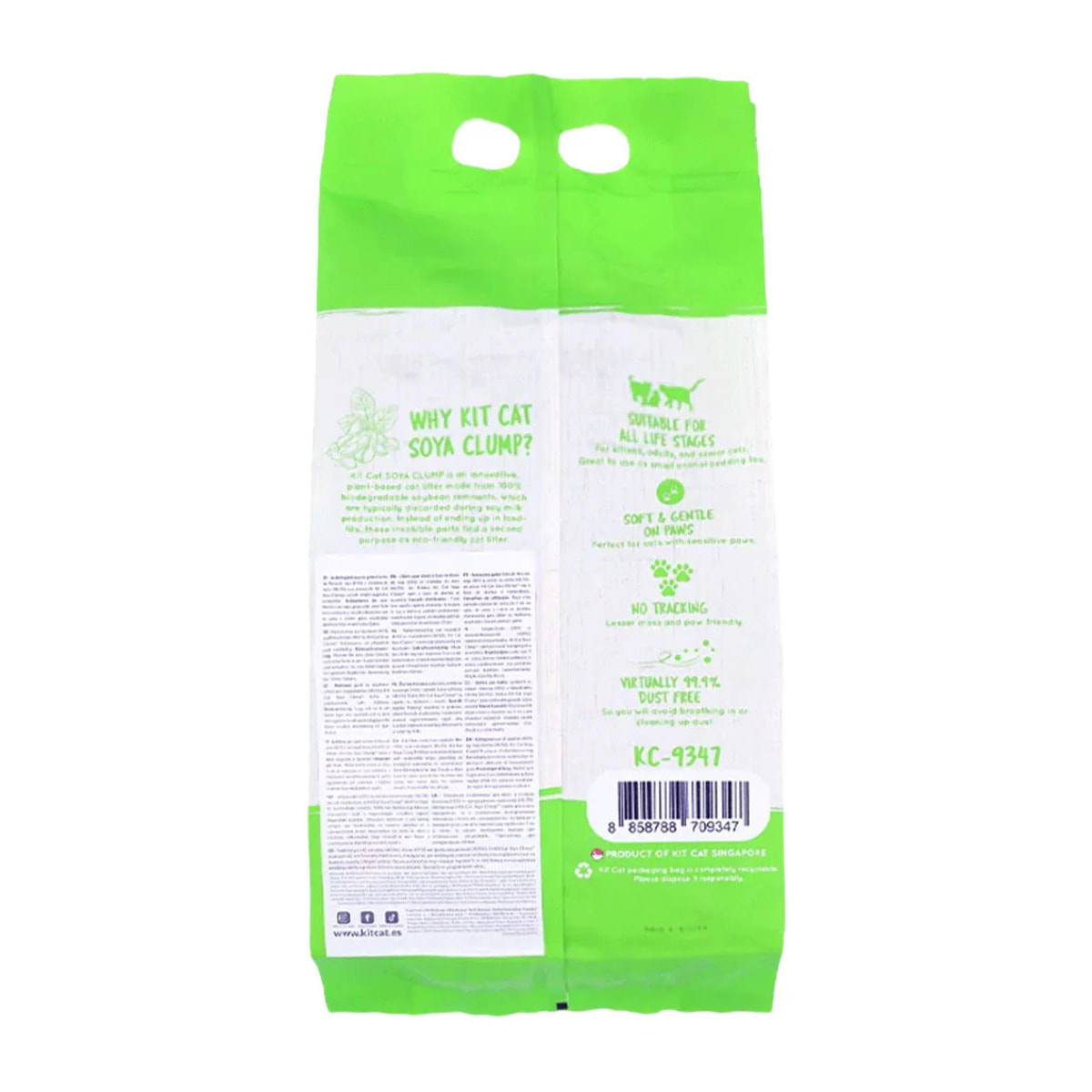 Pack 6 Kit Cat Arena Eco Nova - Green Tea 7 L Arena para gatos