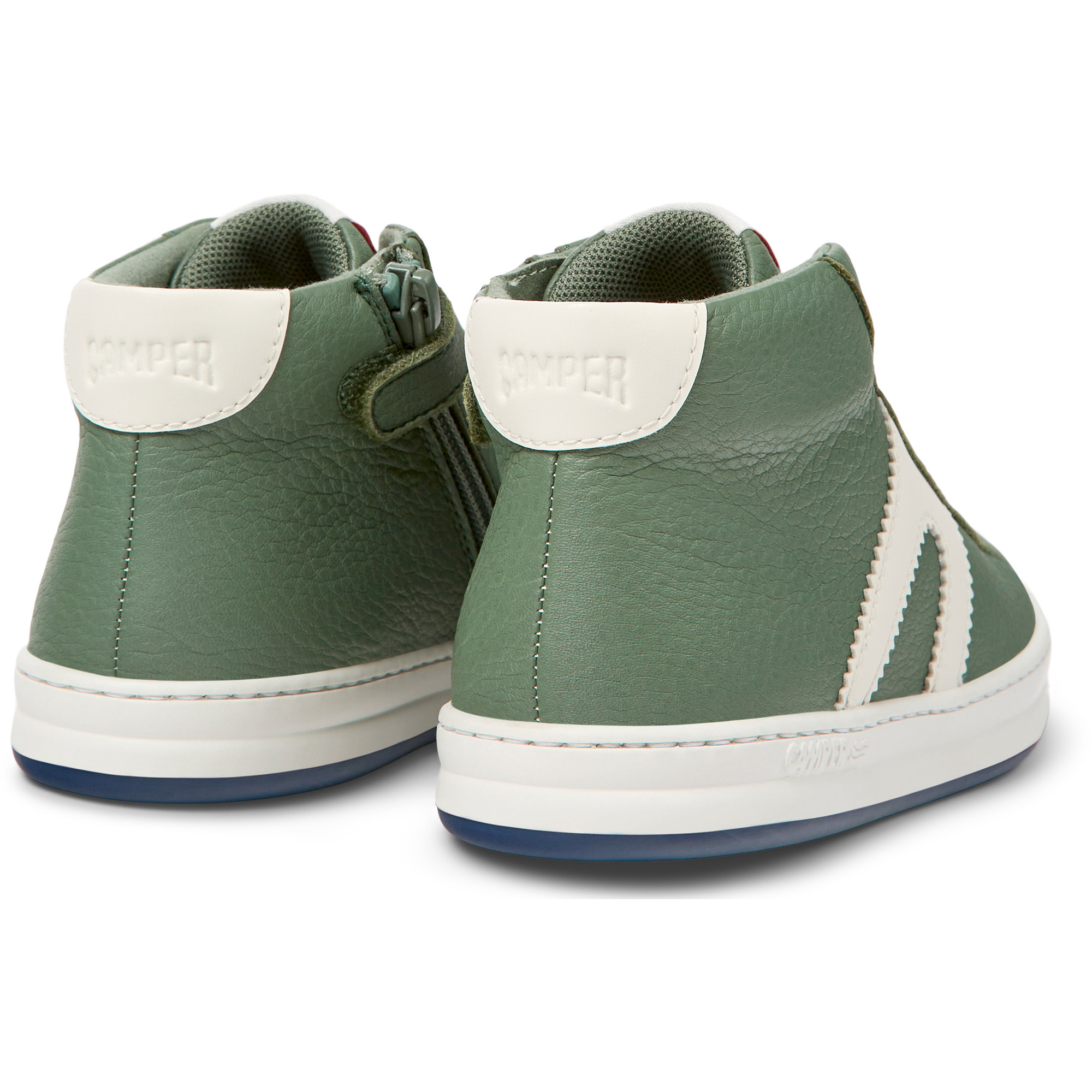 Zapatillas - CAMPER Runner Four - Verde - Cuero liso