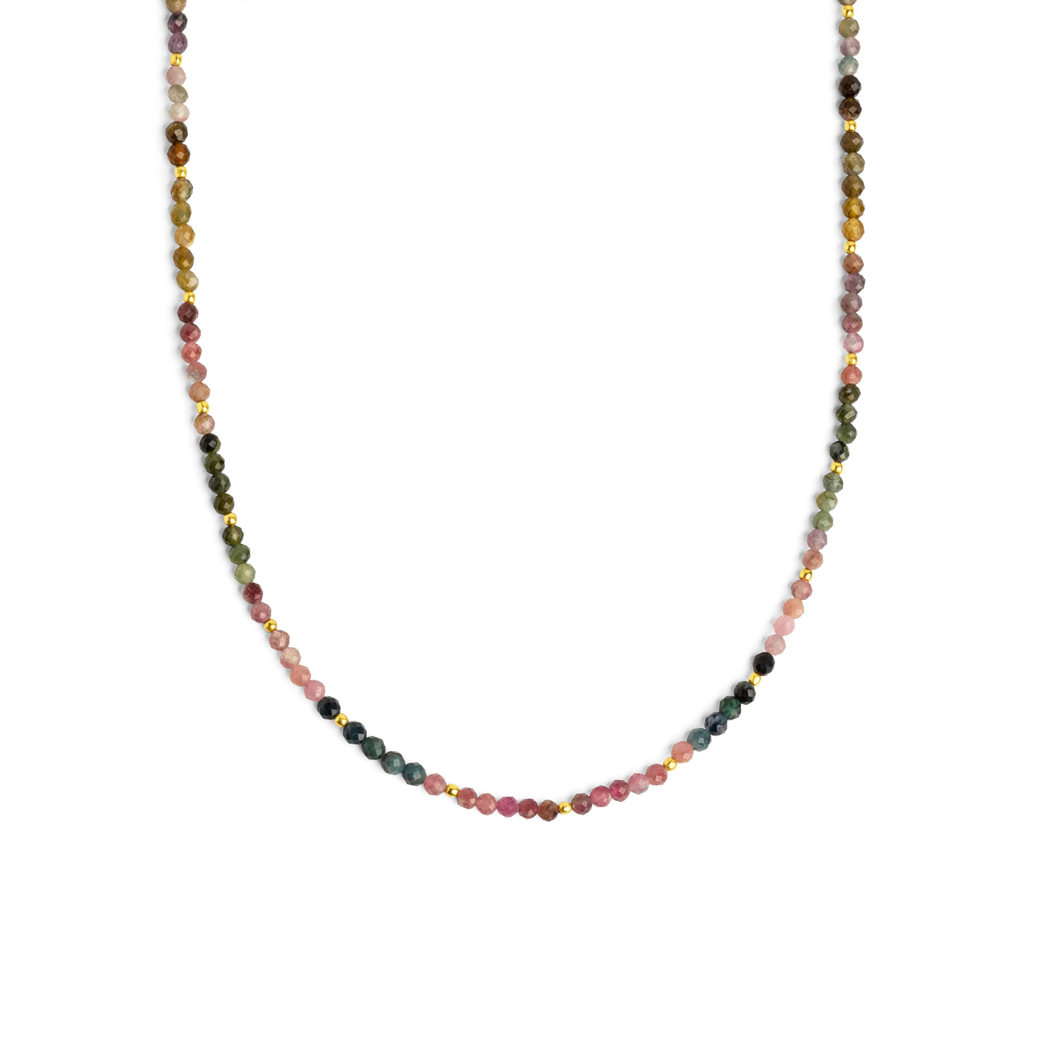 Collar Altea Dots Tourmaline Syra Baño Oro