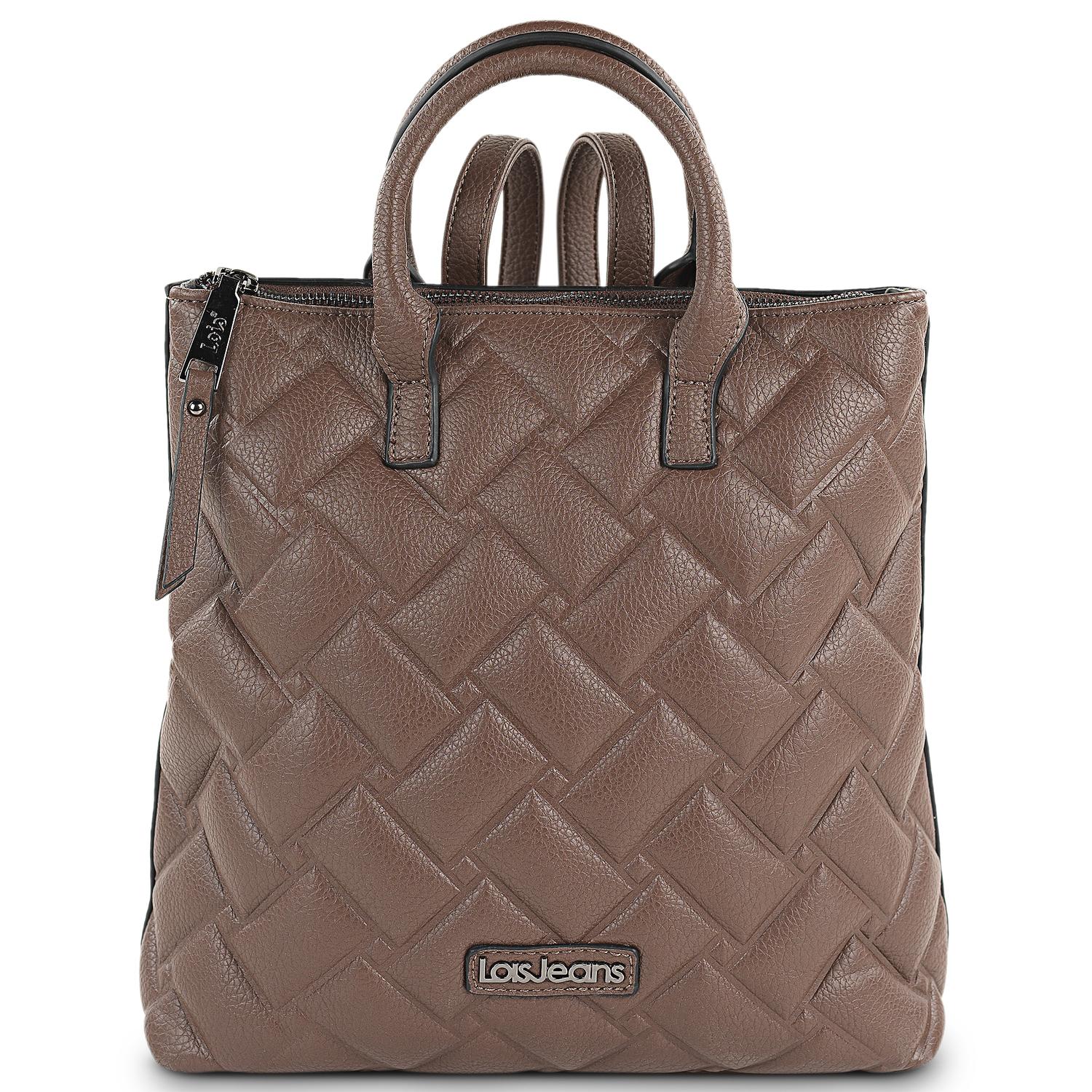 Bolso Mochila Mujer Lois Dewey Marron Oscuro