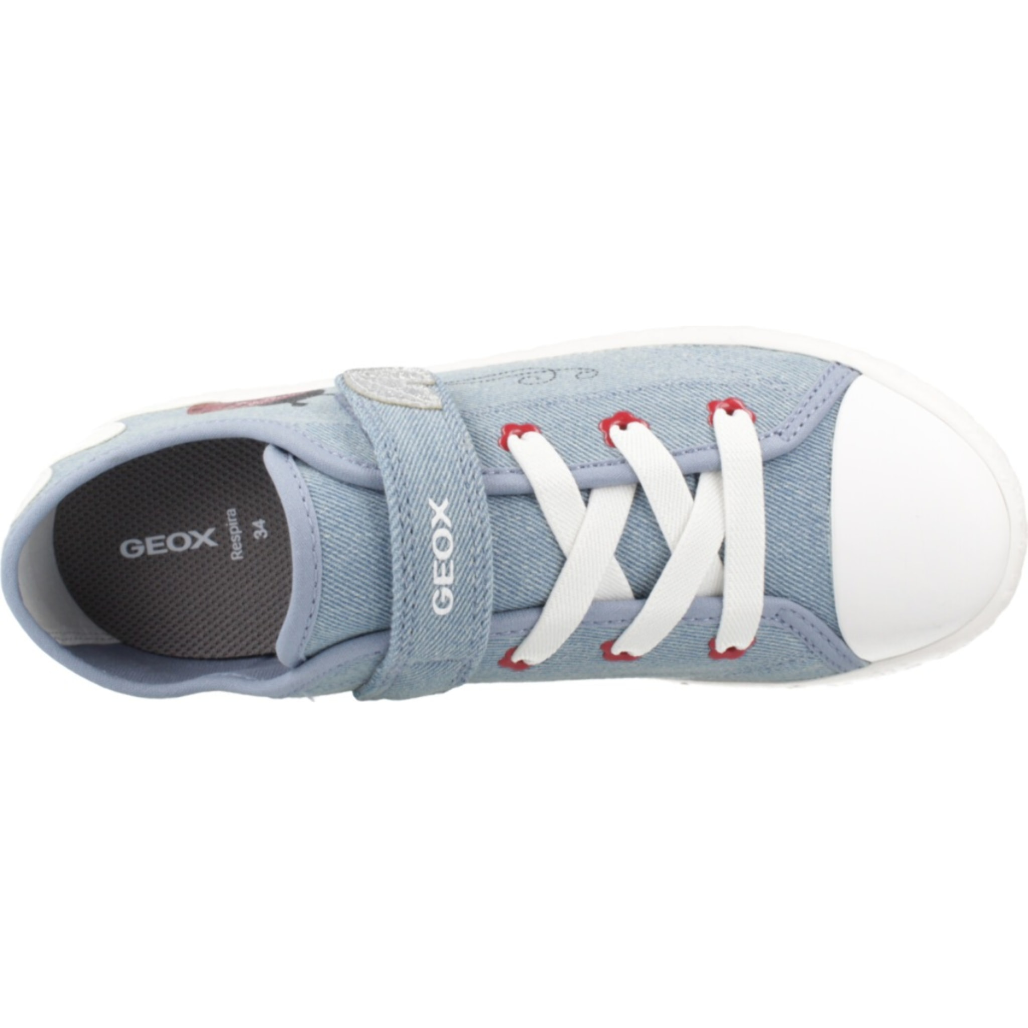 Zapatillas Niña de la marca GEOX  modelo J GISLI GIRL AZUL