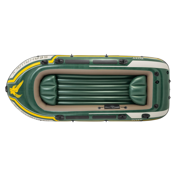 Intex Canotto Gonfiabile Seahawk 4, 4 posti, 351x145x48 cm