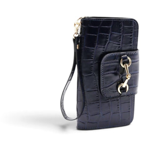 Pochette/Porta Documenti Cheval Firenze Rania Blu Notte