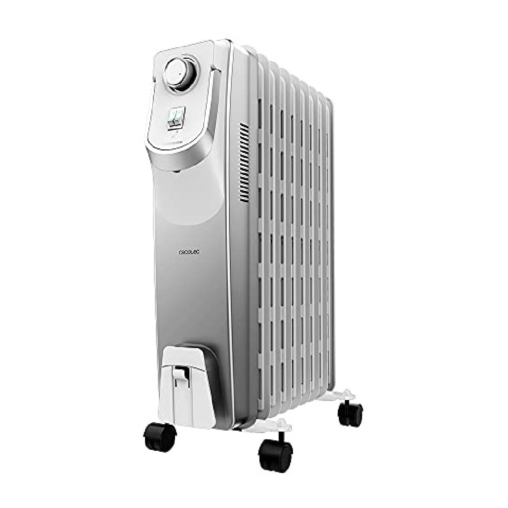 Cecotec Radiateur Bain d'Huile ReadyWarm 9000 Space 360º. 9 éléments, 2000 W, Th