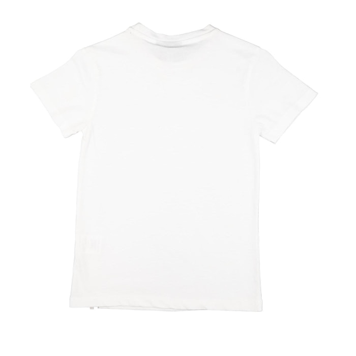 Leone Camiseta básica de algodón de manga corta para niño