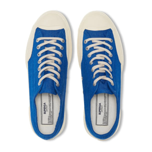 Superga - Uomo Donna Blu - 2432 Works Low Cut Denim Yarn Dyed