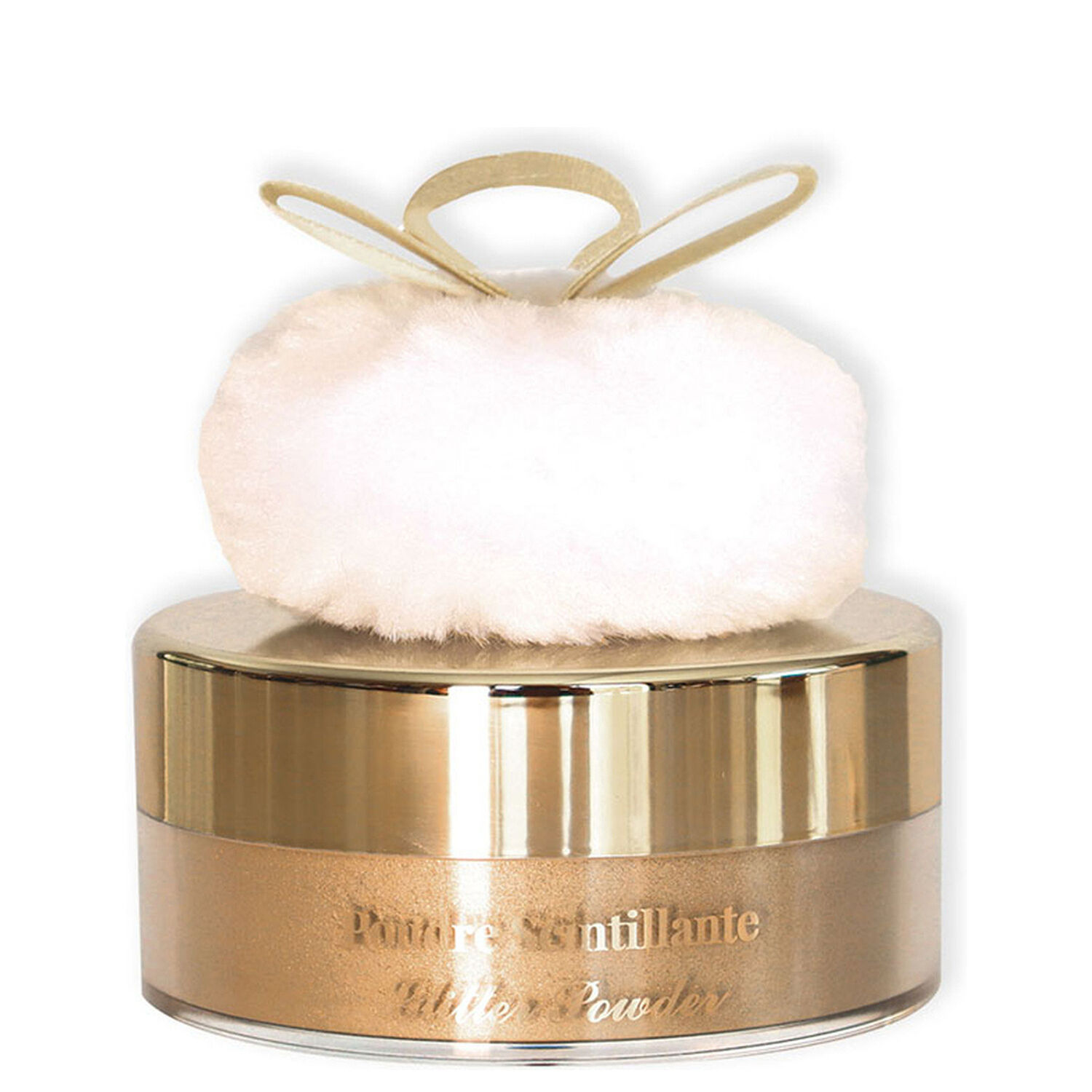Poudre Scintillante - Poudre Pailletée avec Houpette pour le Visage & Corps