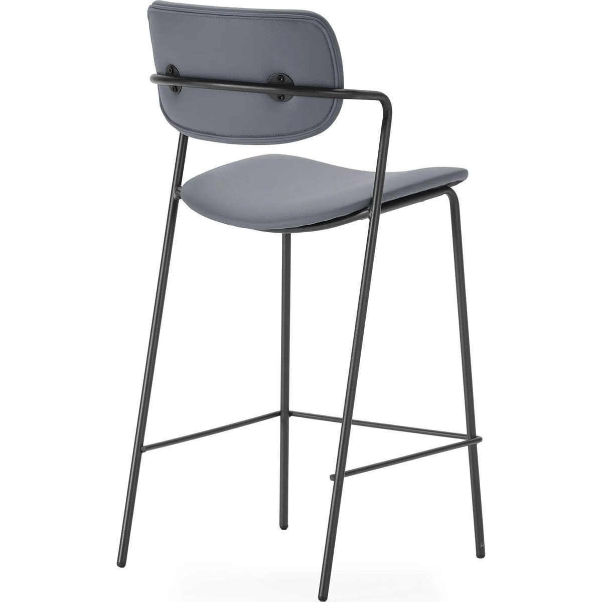 Lot de 2 tabourets en simili - SKANDI