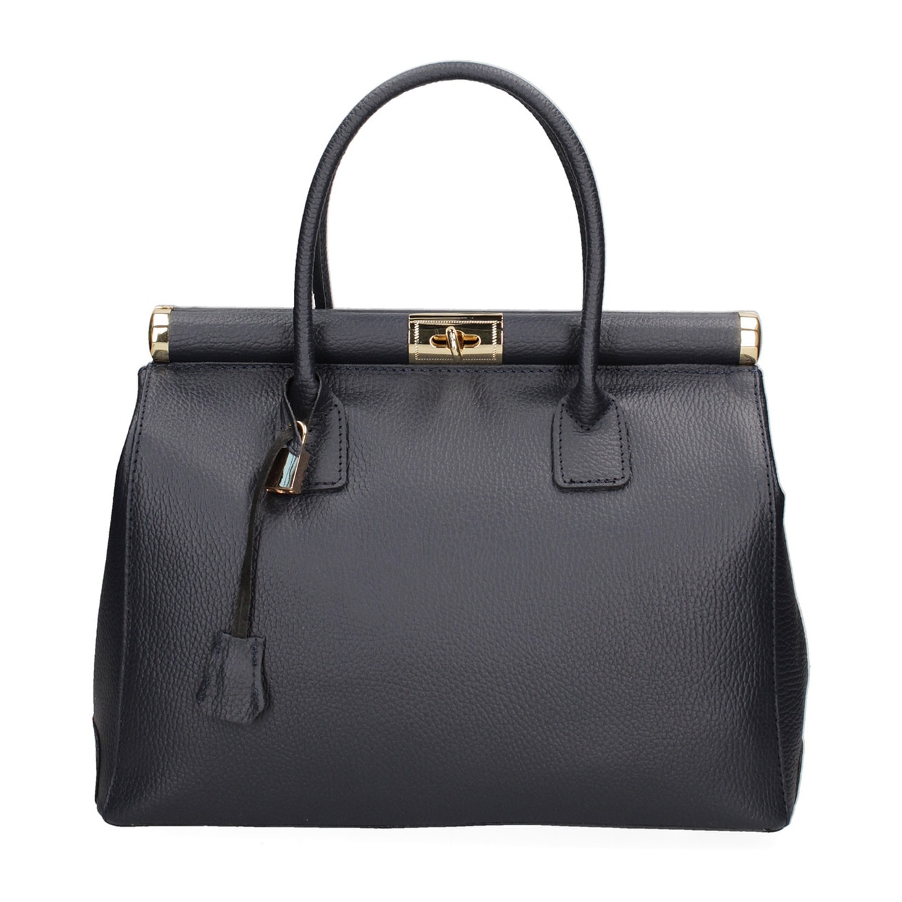 Borsa a mano da donna - Modello Aleria - Vera pelle - 35.0 x 26.0 x 16.0 cm