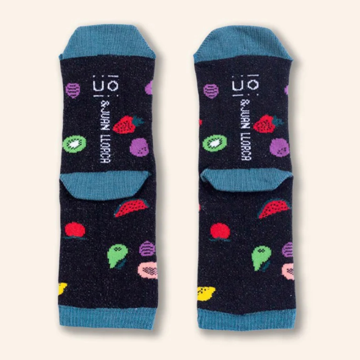 Mini Calcetines "Soy frutástic@, soy fantástic@" talla 15-18