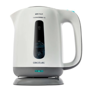 Cecotec Bouilloire électrique ThermoSense 170, 1,7 litres, Sans BPA, 2200 W, Bas