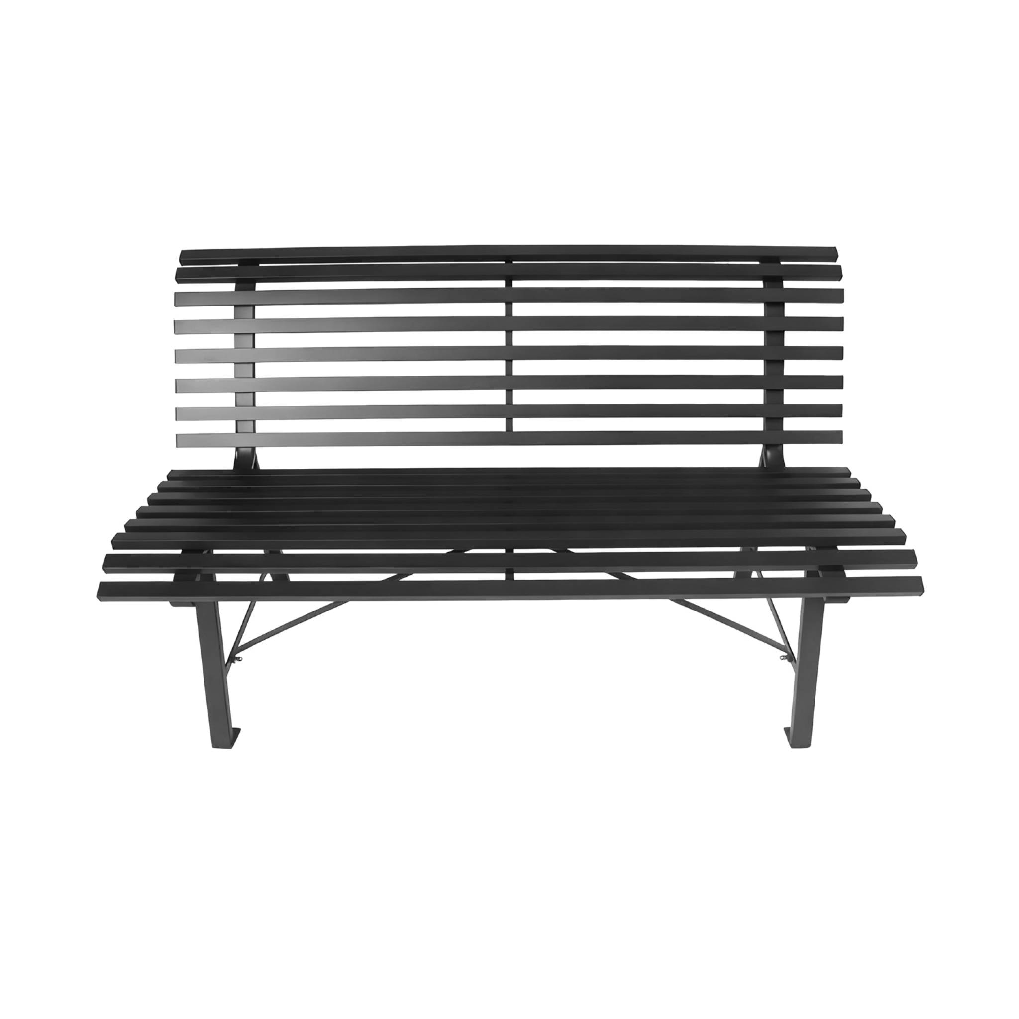 Banc de jardin acier 2 places NIMA