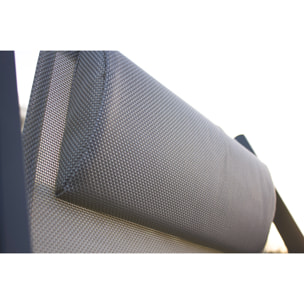 JULIA - Chilienne de jardin en toile plastifiéee et aluminium