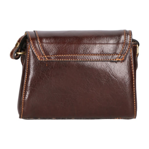 Borsa a tracolla Faye da donna In Vera pelle Made in Italy 18x13x5 cm