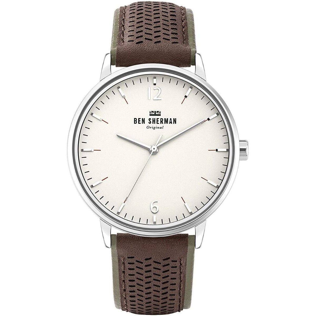 Reloj Ben Sherman WB038T Hombre Analogico Cuarzo con Correa de Cuero