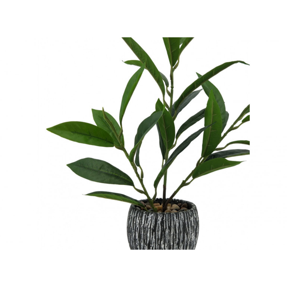 Plante artificielle avec pot et tiges fines H38 cm - EXOTIC