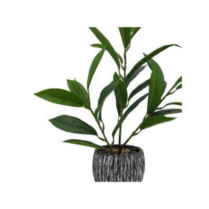 Plante artificielle avec pot et tiges fines H38 cm - EXOTIC