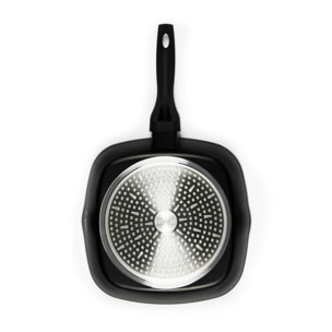 Padella grill 28x28 cm Excelsa – Ecoenergy, Alluminio Nero