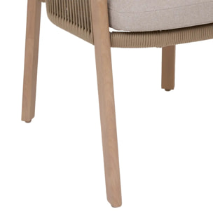 Fauteuil de jardin Nelora beige