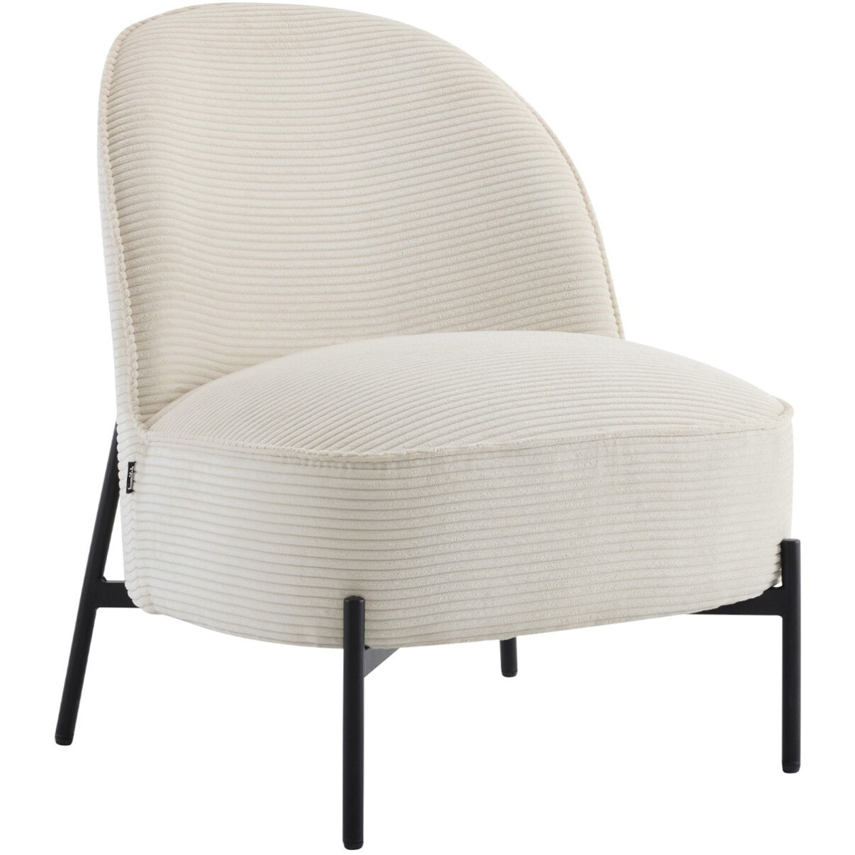 Fauteuil en velours côtelé - BASILE