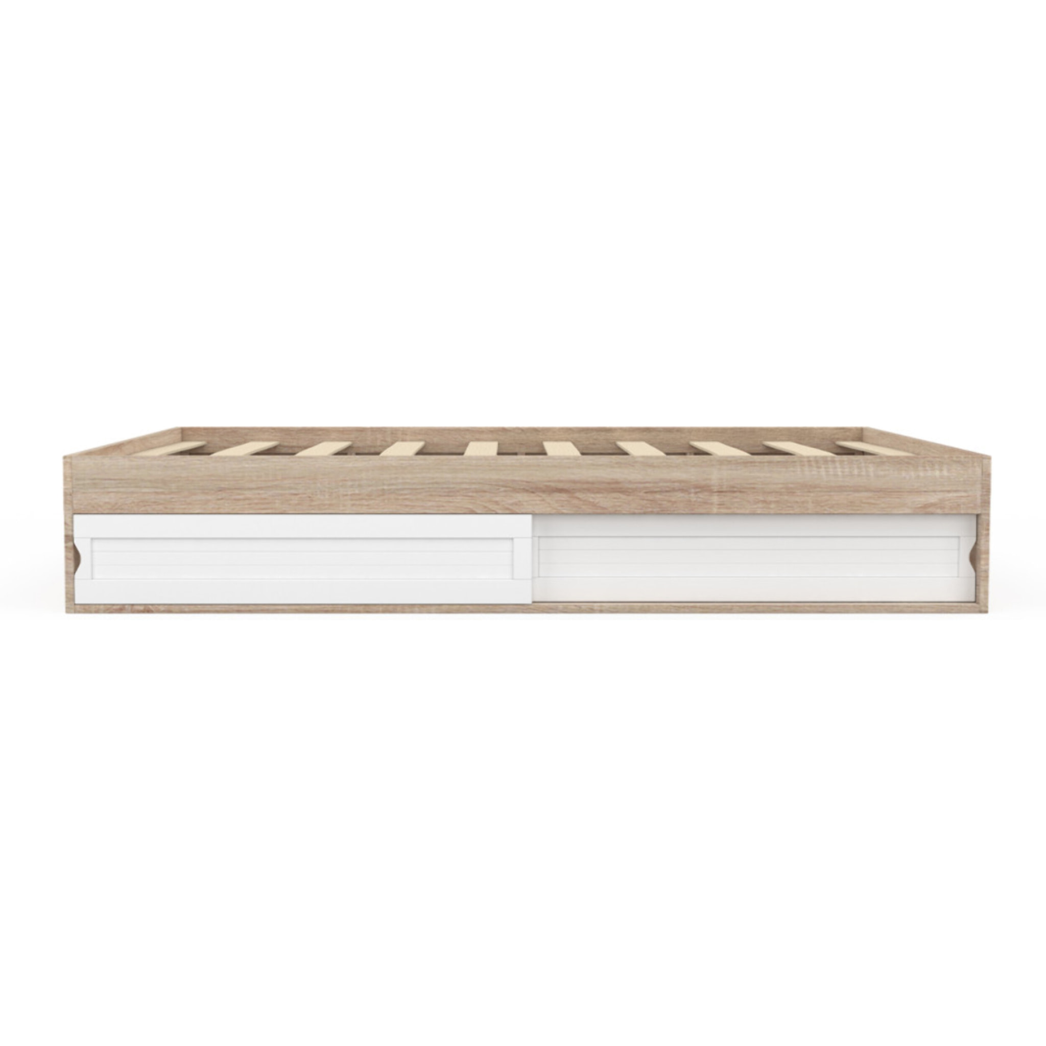 Cadre de lit Orem - Bois - Blanc