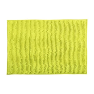 Tapis de bain Microfibre CHENILLE 40x60cm Vert Anis MSV