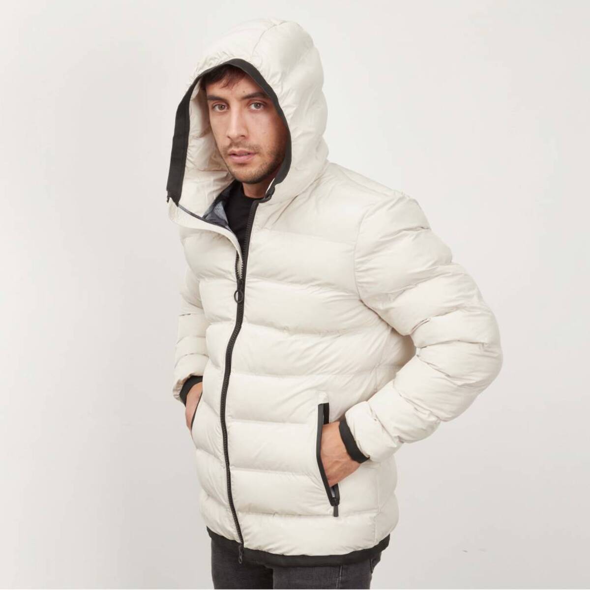 Chaquetas Hombre de la marca GEOX  modelo SPHERICA HOOD JKT White